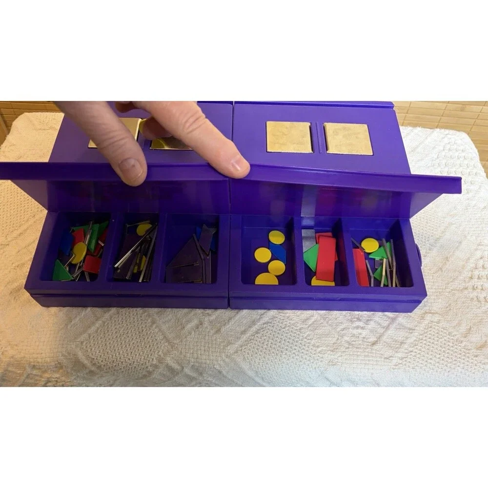 Slinky Science Mega Magnet Fun Color Magnetic Construction Set Approx 40 pieces